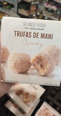 Trufas de maní crunchy