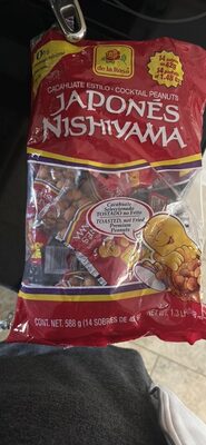 CACAHUATE ESTILO COCKTAIL PEANUTS JAPONES NISHIYAMA