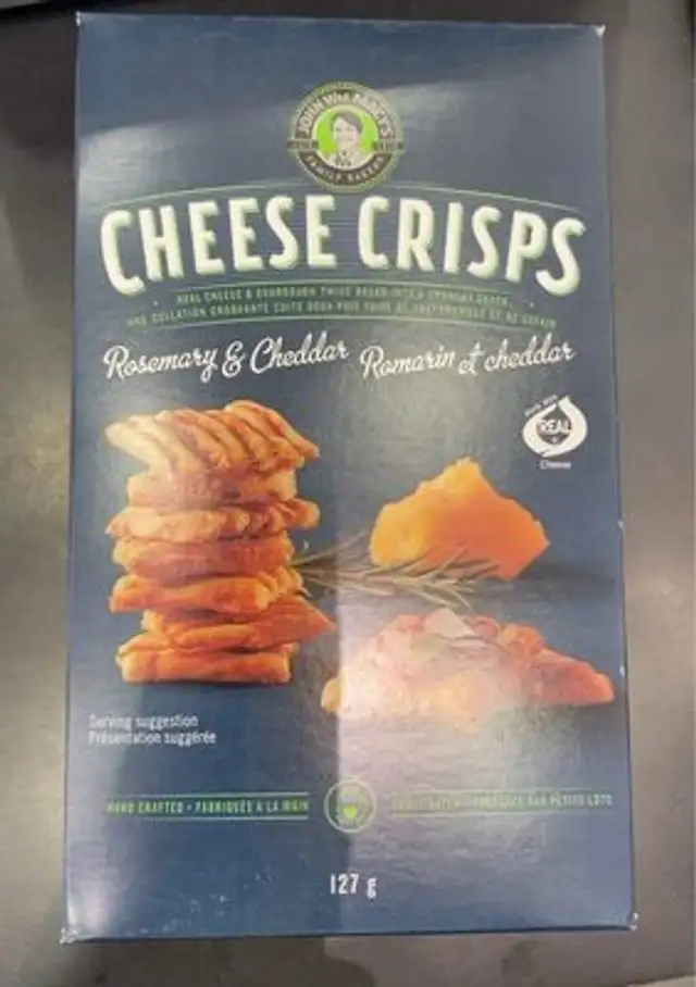 Cheese Crisps front packaging