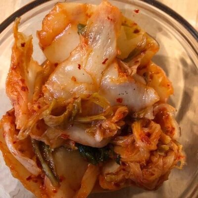 Cut  Kimchi front packaging