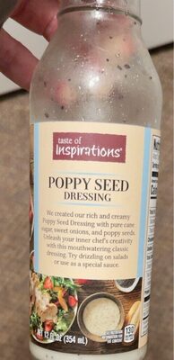 Poppy seed dressing