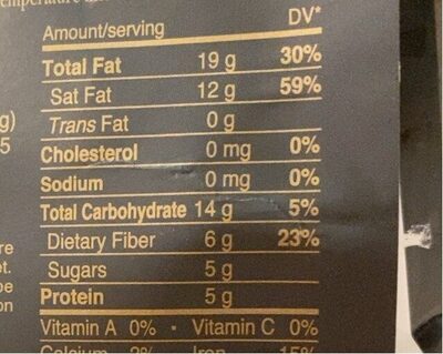 Valrhona Le Noir 85% Dark Bitter Chocolate - 3.5 Oz (2 Pack) nutrition facts table