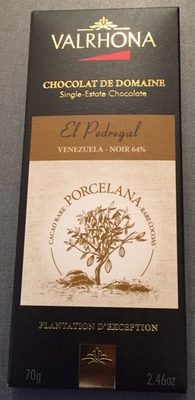 Valrhona El Pedregal Porcelana Dark Chocolate Bar