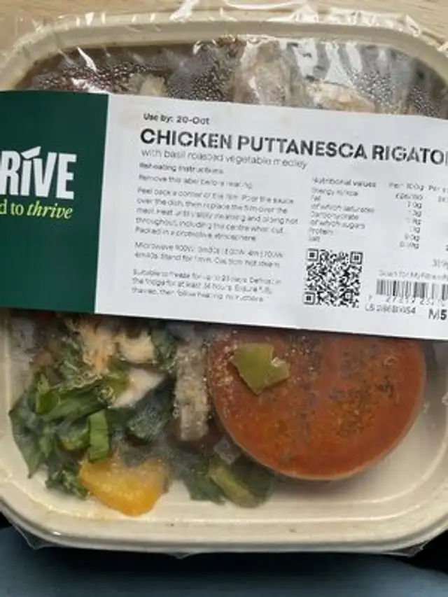 Chicken Puttanesca Rigatoni front packaging