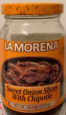 Sweet Onions Slices With Chipotle front packaging