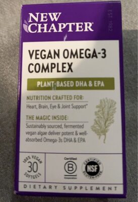 Vegan omega 3 complex