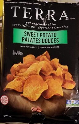 Sweet Potato No Salt Added Vegetable Chips front packaging