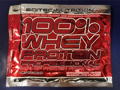 100% Whey Protein Professional, Strawberry White C. ..