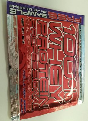 Whey Vanille Verry Berry front packaging