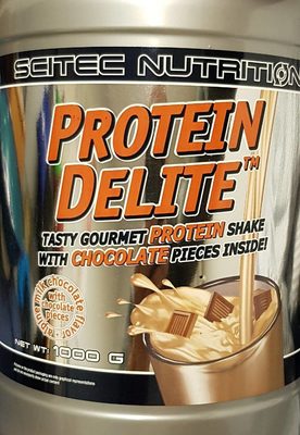 Scitec Nutrition Protein Delite Alpine Milk Chocolate front packaging