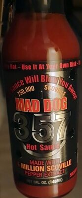 Mad Dog 357 Hot Sauce Silver edition