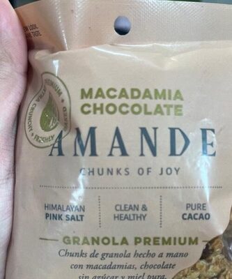 Macadamia Chocolate Chunks of Joy