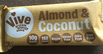 Vive amandes et noix de coco protein energy snack
