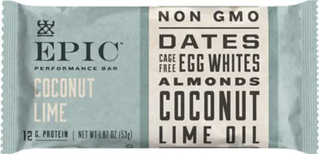 Performance protein bar coconut lime