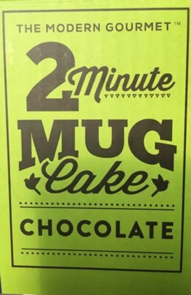 2 minute MUG cake chokolate
