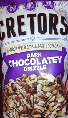 Dark chocolatey drizzle