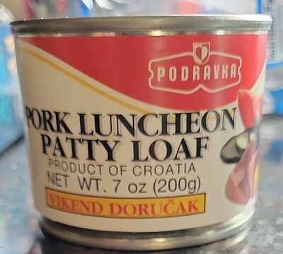 Pork Luncheon patty loaf