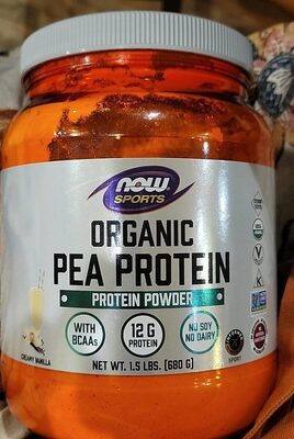 Organic Pea Protein Powder Creamy Vanilla