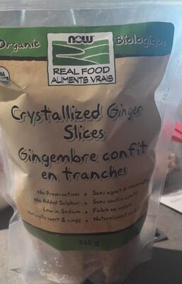 Organic Crystallized Ginger Slices