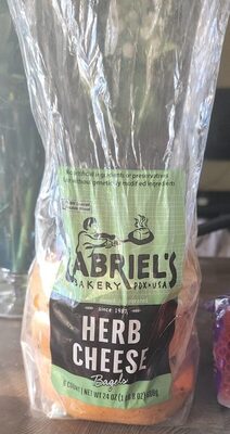 Herb Cheese Bagels front packaging