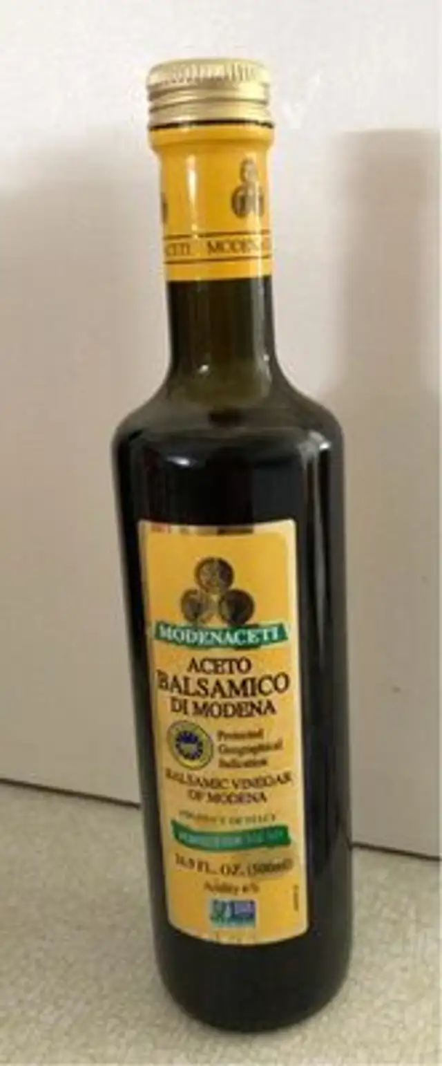 Balsamic vinegar of modena nutrition facts table