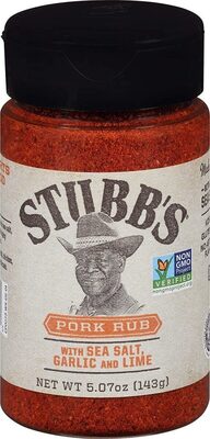 Pork rub front packaging