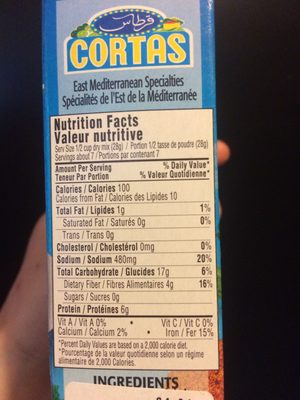 Cortas, Falafel 200g front packaging