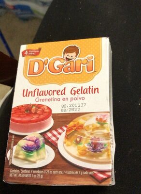 D’Gari unflavored Gelatin