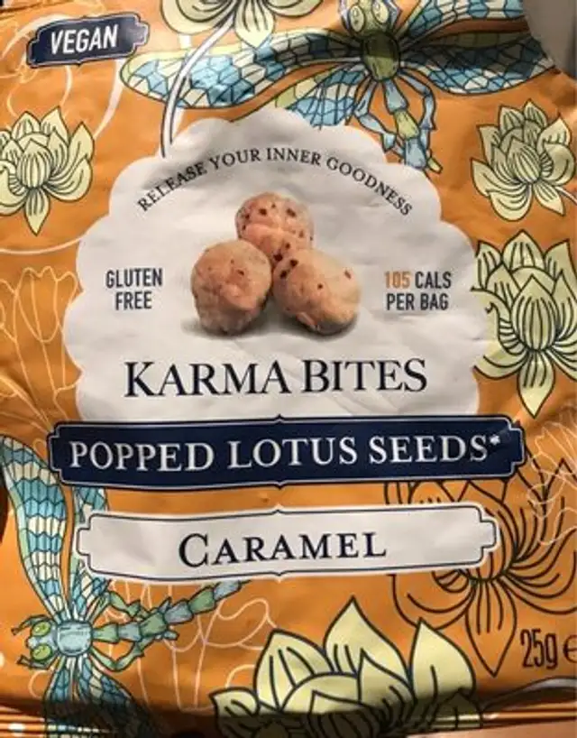 Karma bites popped lotus seeds