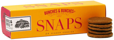 Bunches & Bunches - Handmade Ginger Snaps Cookies, 8oz