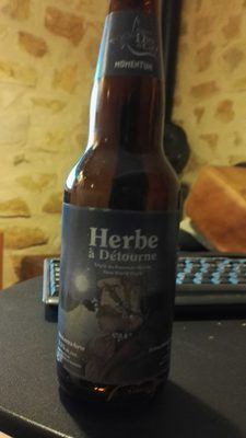 Bière Herbe à Détourne front packaging
