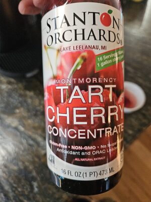 Montmorency Tart Cherry Concentrate front packaging