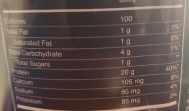 1st Phorm Phormula-1 nutrition facts table
