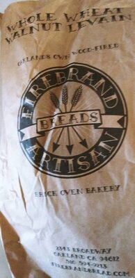 Whole wheat walnut levain