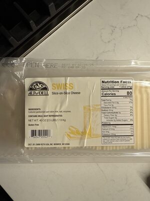 Swiss Slice-on-Slice Cheese