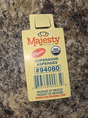 Organic ASPARUGUS