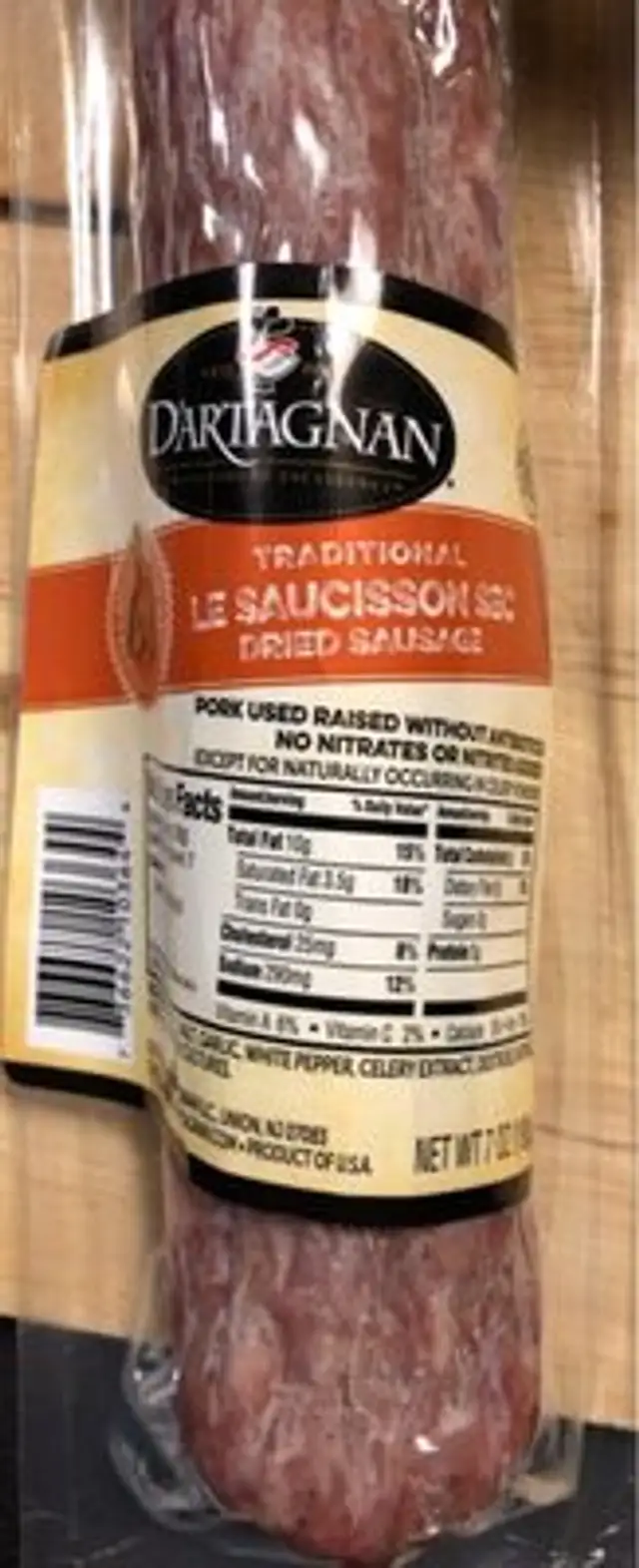 Dartagnan traditional dried sausage