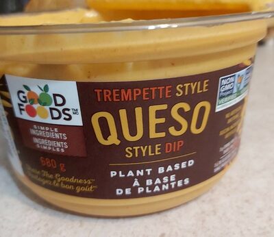 Queso Style Dip Plant Based Dip front packaging