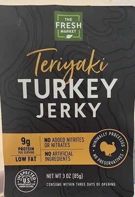 Teriyaki Turkey Jerky