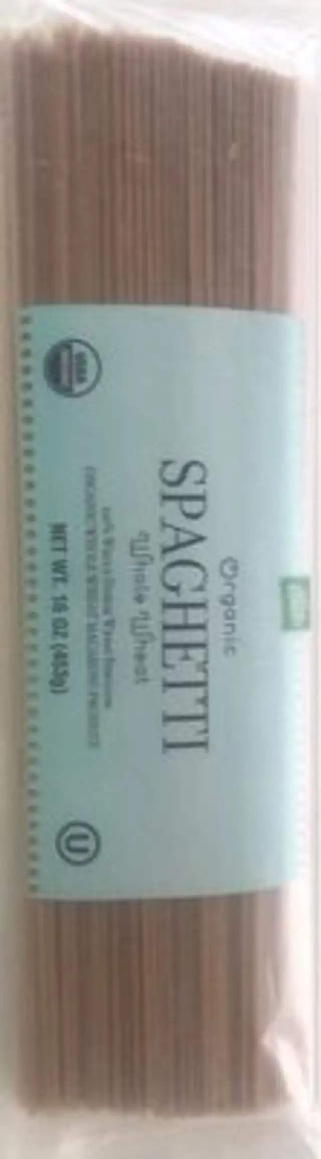 Organic spaghetti