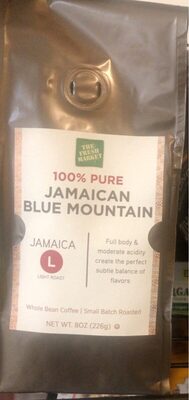 Blue mountain coffee front packaging