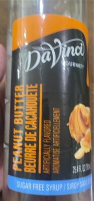 Sugar free peanut butter syrup