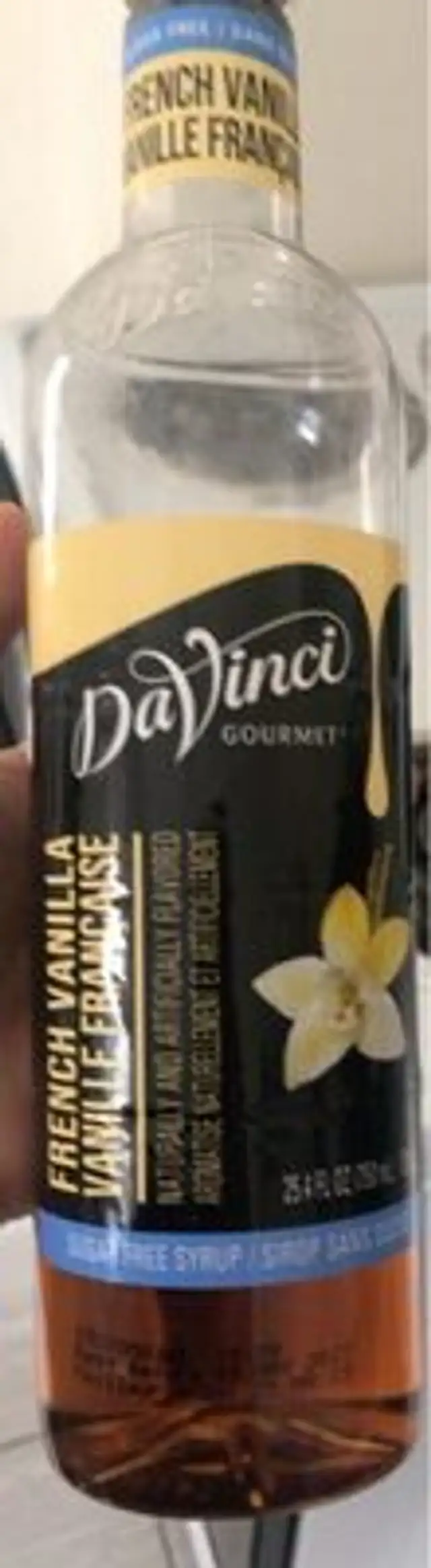 Sugar free french vanilla syrup net wt floz