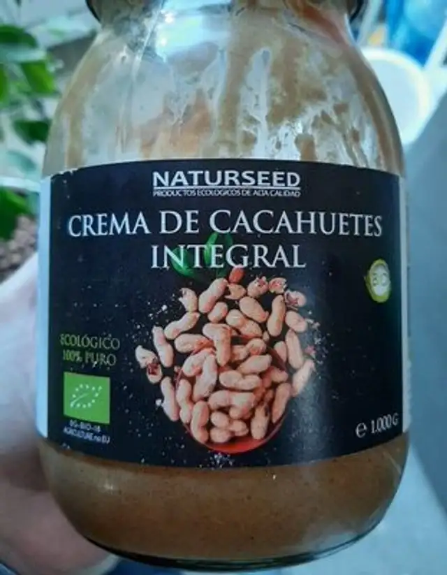 crema de cacahuetes integral