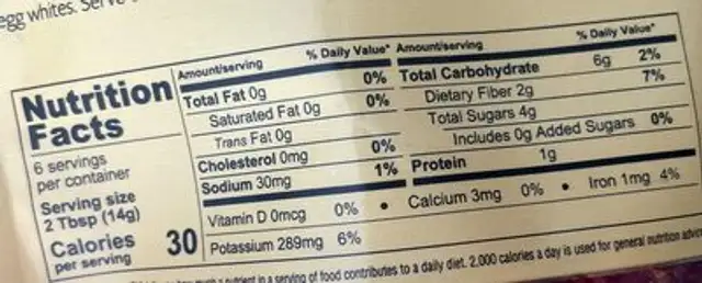 Julienne cut smoked sun-dried tomatoes, smoked nutrition facts table