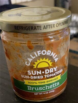 Sun dried tomato bruschetta