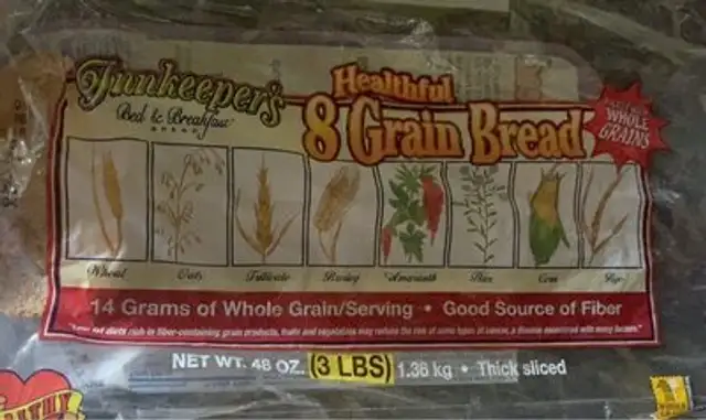 Healthful 8 grain bread