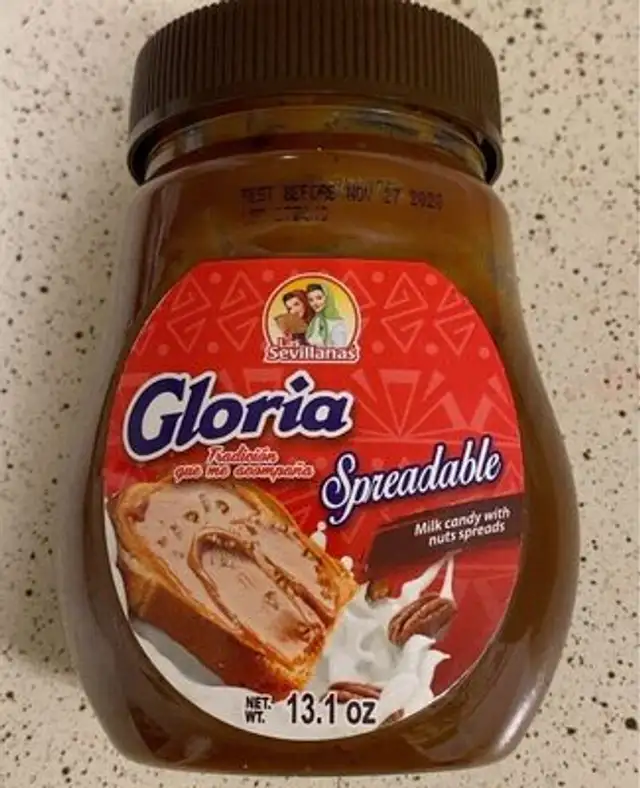 Gloria Milk Candy with nuts spread