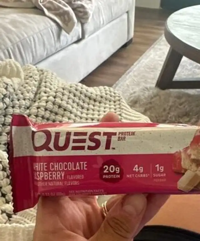 White chocolate raspberry front packaging