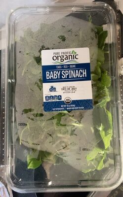 Baby Spinach front packaging